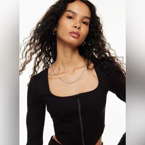 Aritzia Sunday Best Maverick Longsleeve Shirt